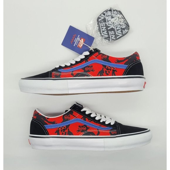 VANS x Krooked by Natas Kaupas for Ray Barbee Old Skool Skate Sneakers - Picture 2 of 10